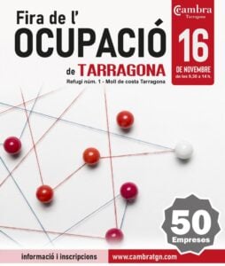 Fira de l'ocupació a tarragona cartell 2023