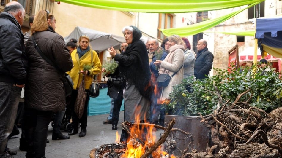 Fira de la Candelera a la Pobla de Claramunt port
