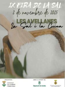 Fira de la sal a les avellanes i santa linya cartell 2025