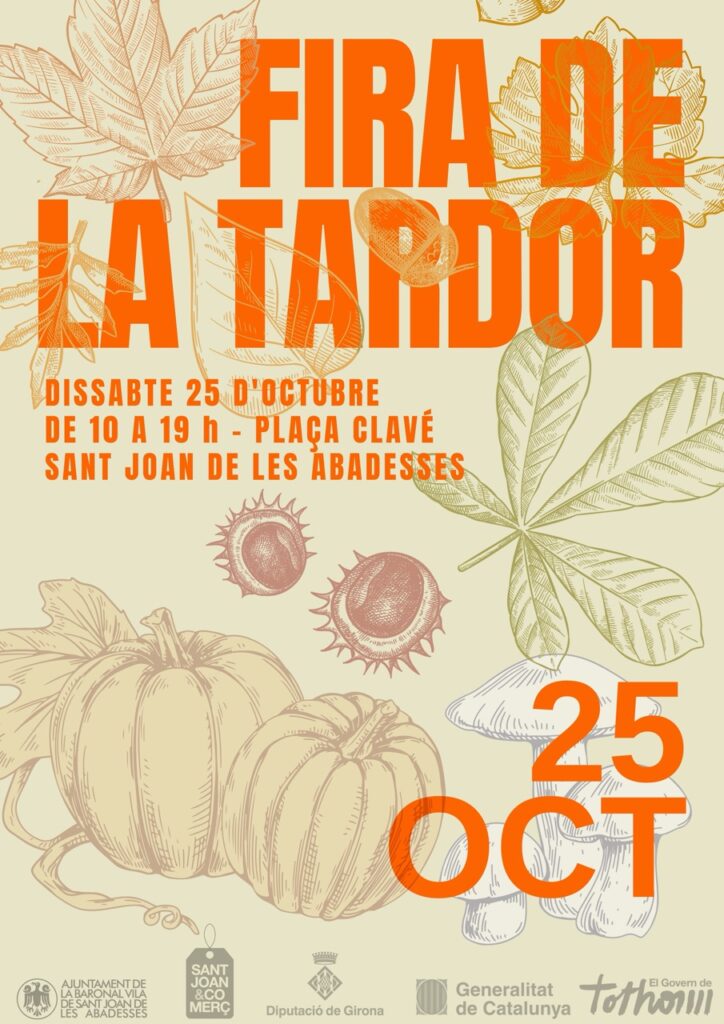 Cartell de Fira de la Tardor a Sant Joan de les Abadesses