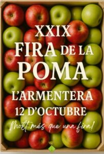 Fira de la poma a l’armentera cartell 2025