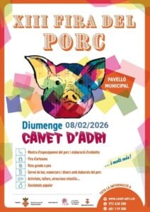 Fira del Porc a Canet d'Adri cartell