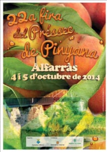 Fira del préssec de pinyana a alfarràs cartell 2014 min