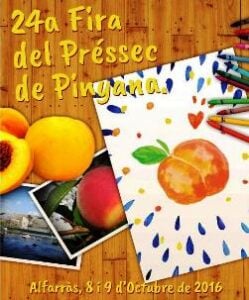 Fira del préssec de pinyana a alfarràs cartell 2016 min