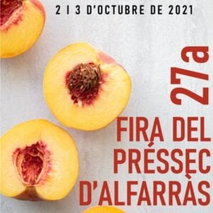 Fira del préssec de pinyana a alfarràs cartell 2021 min