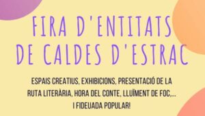 Fira d’entitats de Sant Jordi a Caldes d’Estrac Fira d’entitats de Sant Jordi a Caldes d’Estrac