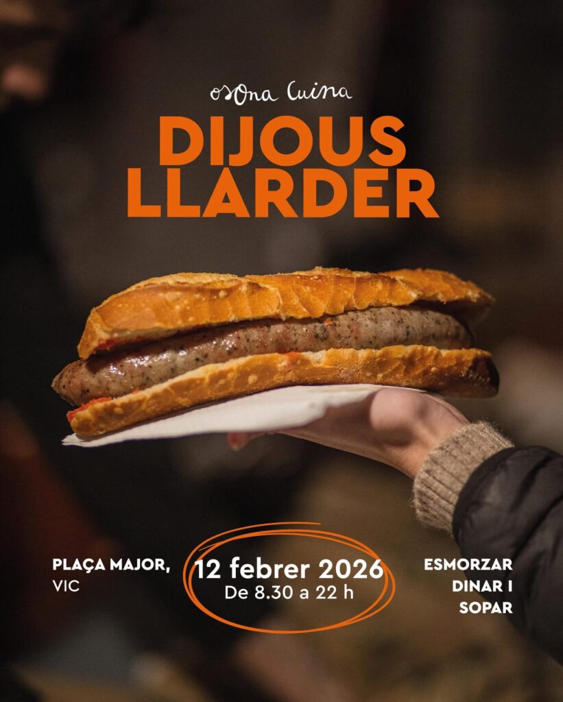 Cartell de Dijous Llarder a Vic