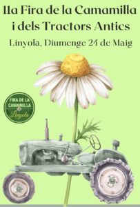 Cartell Horitzontal Fira de la Camamilla i Tractors Antics
