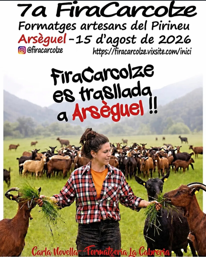 Cartell de FiraCarcolze de formatges artesans del Pirineu