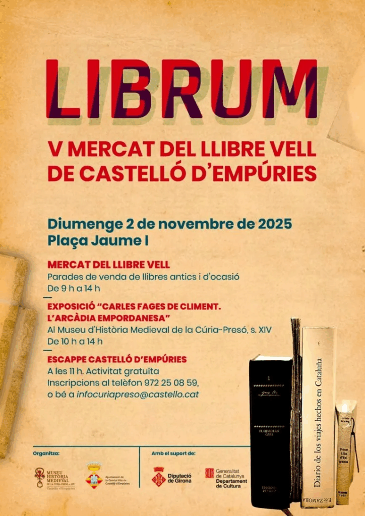 Cartell de LIBRUM – Mercat del Llibre Vell