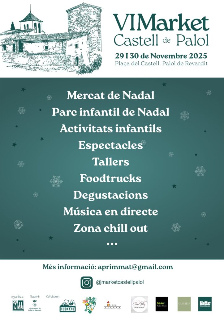 Cartell de Market al Castell de Palol de Revardit