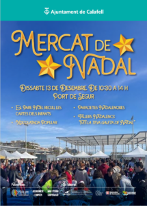 Mercat de Nadal a Segur de Calafell cartell