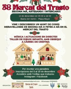 Mercat del Trasto a Badia del Vallès cartell