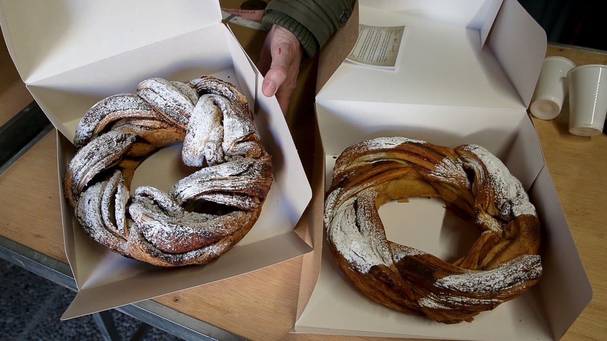 Mercat dels tortells de Bàscara portada