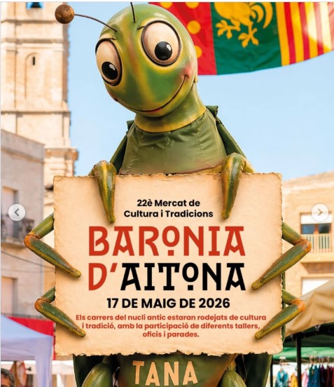 Cartell de Mercat Barroc Baronia a Aitona