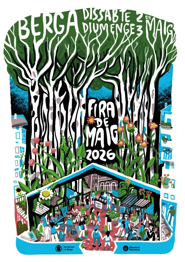 Cartell de Fira de Maig a Berga