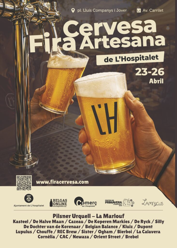 Cartell de Fira de Cervesa Artesana a l’Hospitalet