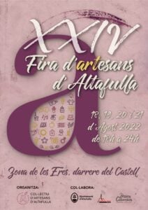 Fira d'artesans altafulla cartell 2022 min