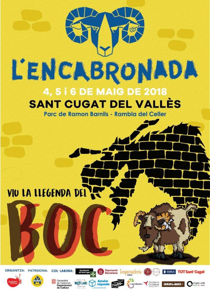 Cartell de Encabronada a Sant Cugat del Vallès