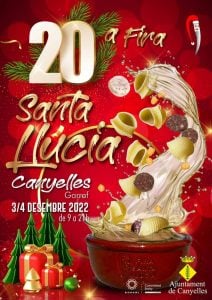 Fira de santa llucia a canyelles cartell 2022