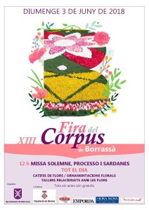 Xiii fira corpus borrassà 2018