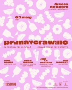Cartell primavera wine 25 artesa min