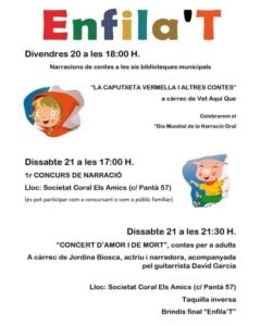 Enfila’t. fira dels contes a terrassa 2020 info