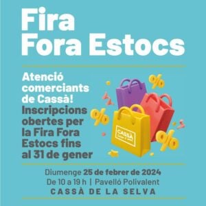 Fira fora estocs cassa cartell 2024
