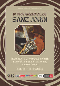 Fira medieval de sant jordi cartell 2023