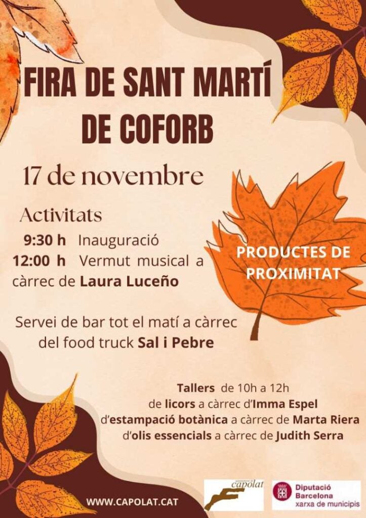 Cartell de Fira de Sant Martí de Coforb