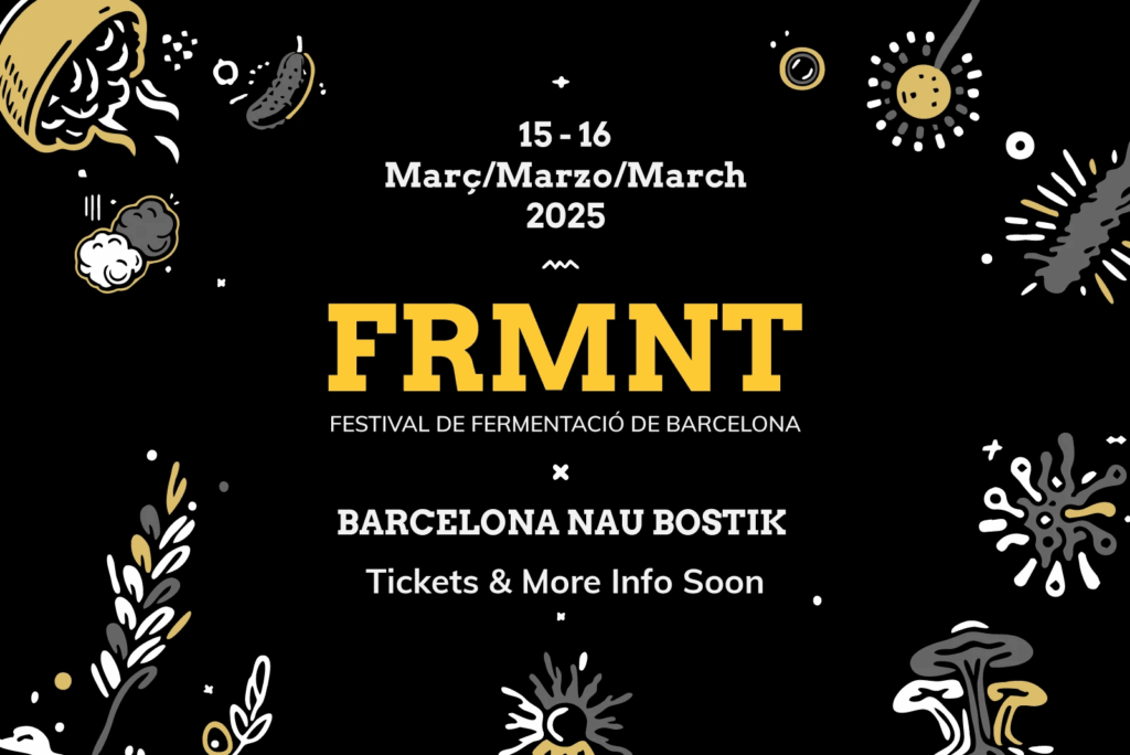 Cartell de FRMNT, el Festival de Fermentació a Barcelona