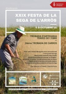 Festa de la sega amposta cartell 2019