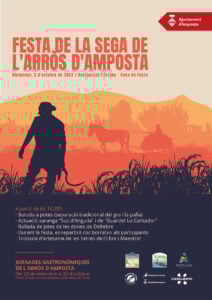 Festa de la sega amposta cartell 2022