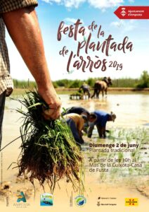Festa de la plantada de larros a amposta cartell 2019