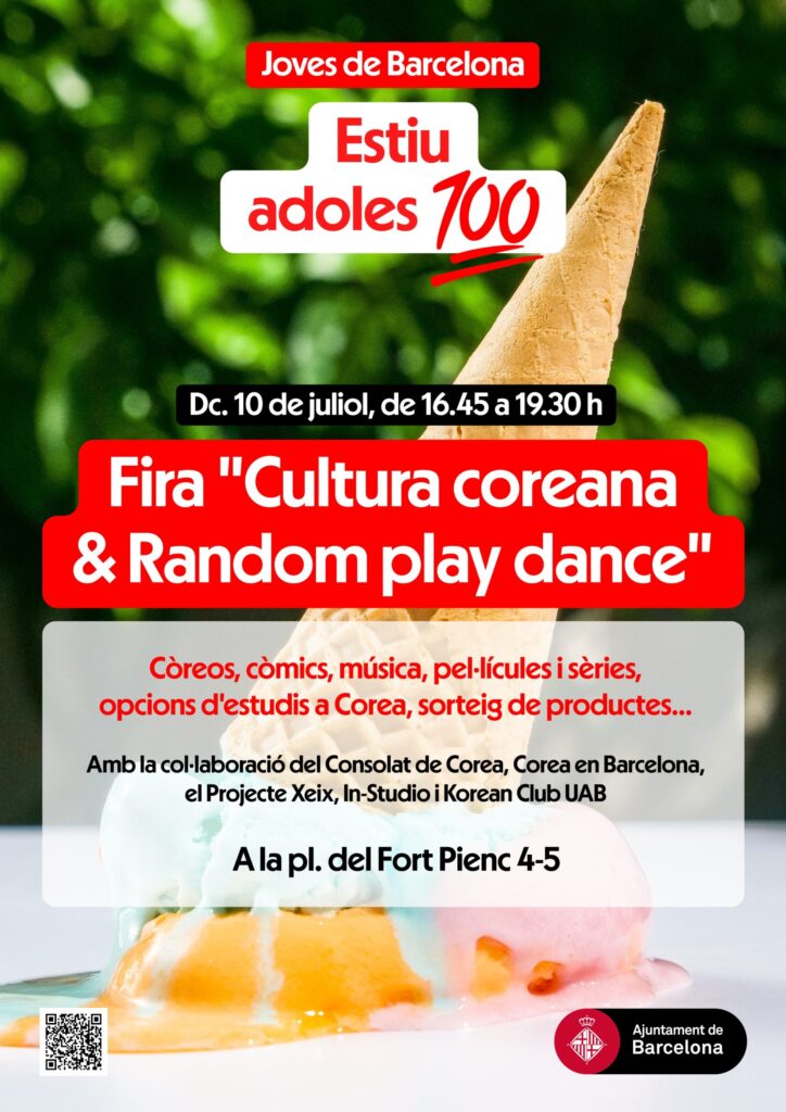 Cartell de Fira Cultura Coreana & Random Play Dance a Fort Pienc