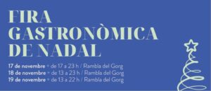 Fira gastronomica de nadal a badalona cartell 2023 min
