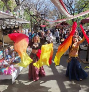 Fira medieval de sant jordi a barcelona foto 1