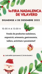 Fira nadalenca a vilaverd cartell 2022 1
