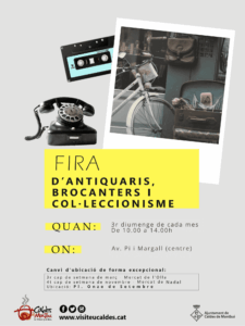 Fira outlet a caldes de montbui cartell