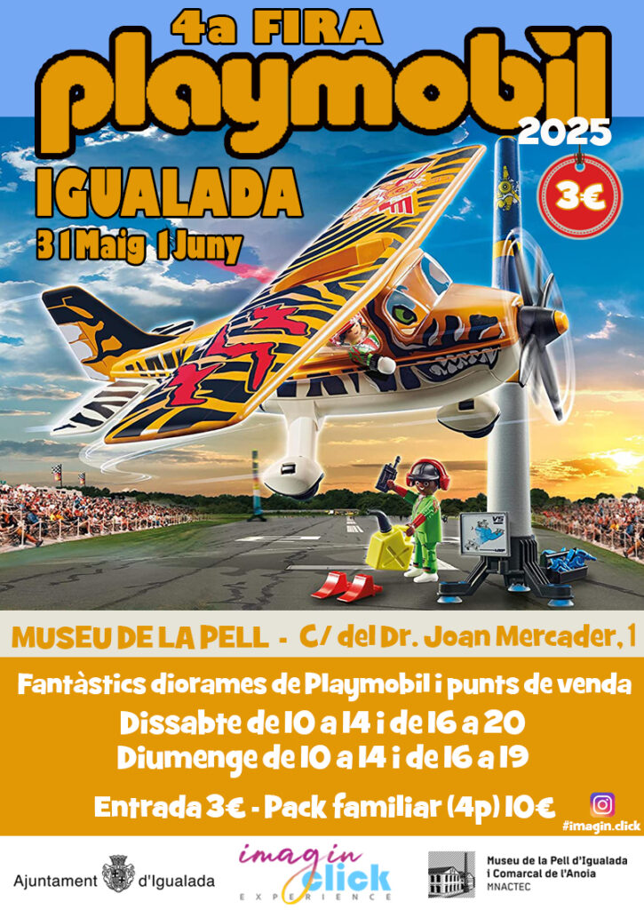 Cartell de Fira Playmobil Igualada