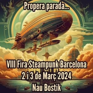Fira steampunk barcelona cartell 2024 min