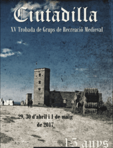 Fira artesana a ciutadilla medieval cartell 2017