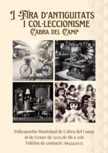 Fira dantiguitats i col.leccionisme cartell 2025