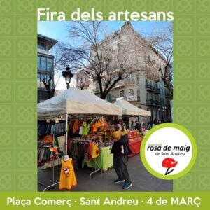 Fira dartesania rosa de maig cartell 3