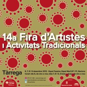 Fira dartistes i activitats tradicionals a tarrega cartell 2012