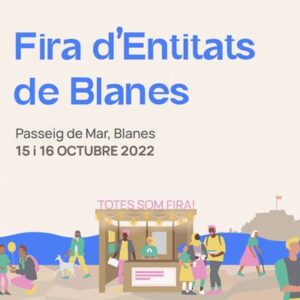 Fira dentitats a blanes cartell 2022