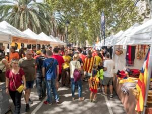 Fira dentitats al passeig lluis companys de barcelona 22