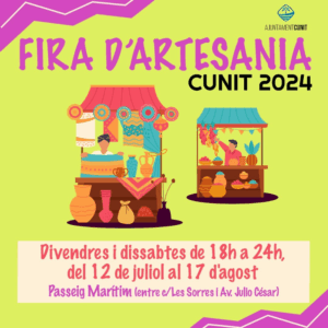 Fira dartesania a cunit cartell 2024