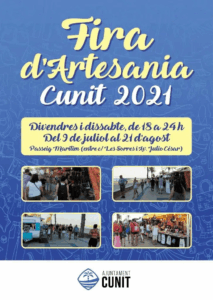 Fira dartesania de cunit cartell 2021