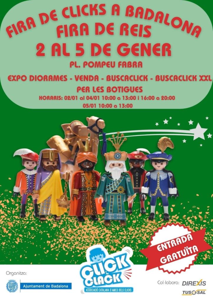 Cartell de Fira de Clicks a Badalona
